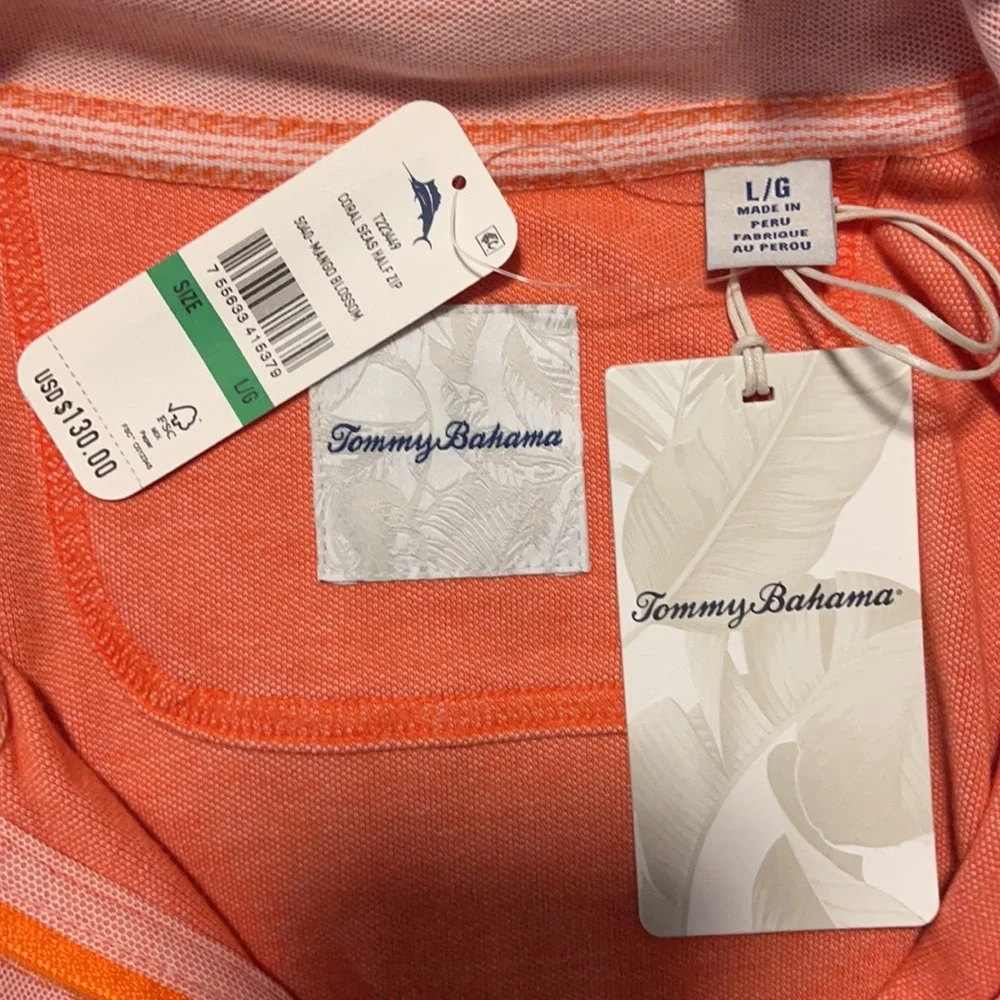 Tommy Bahama quarter zip - Picture 3 of 6